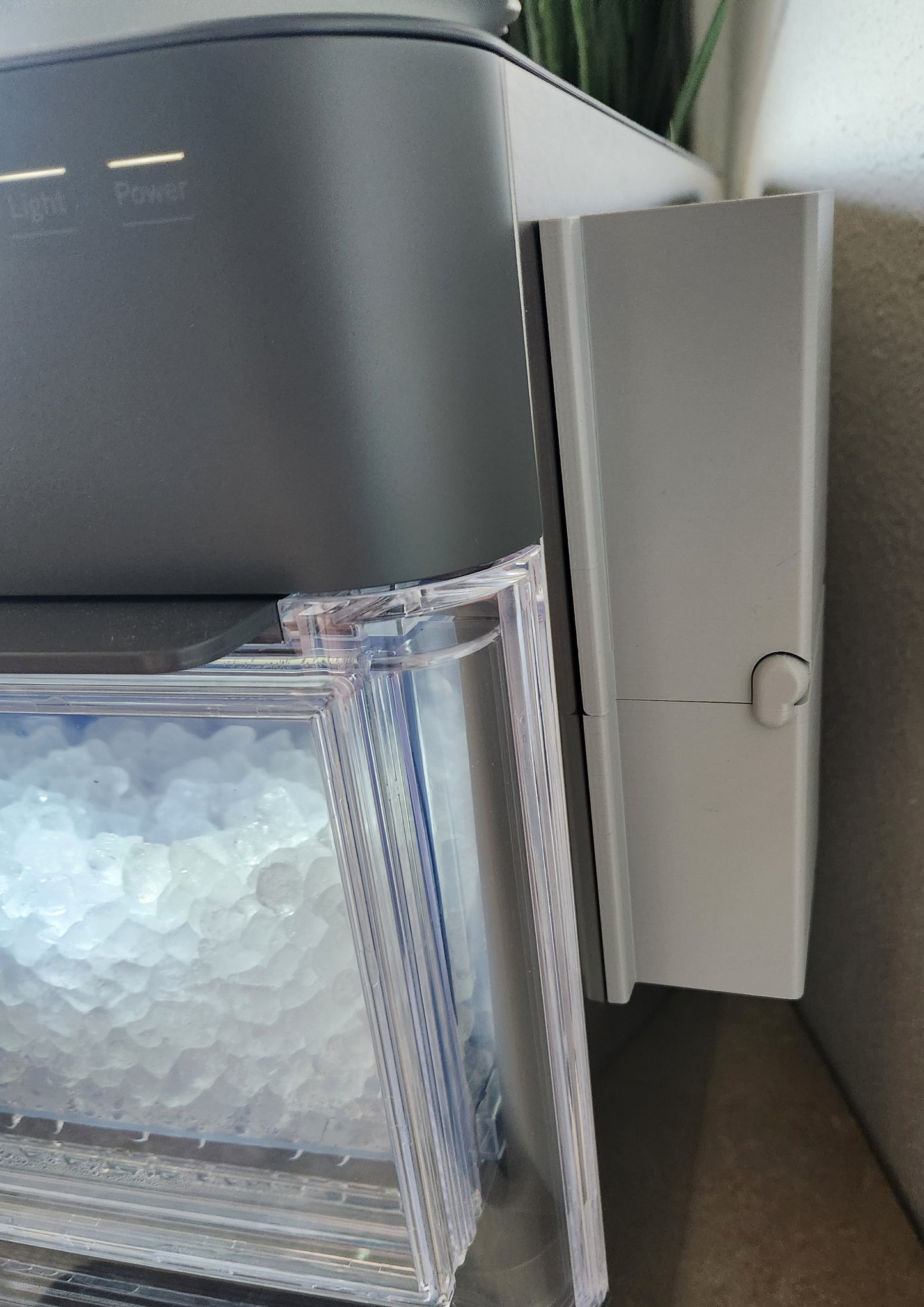 Magnetic ice scoop holder for GE Opal 2 Nugget Ice Maker – 3D printed kitchen organizer