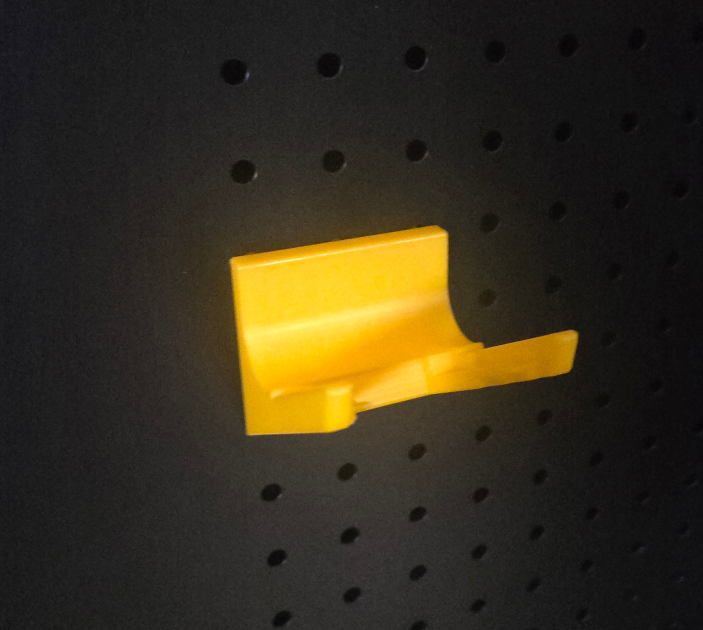DeWalt Power Tool Battery Holder for 1" Pegboard Color Matched