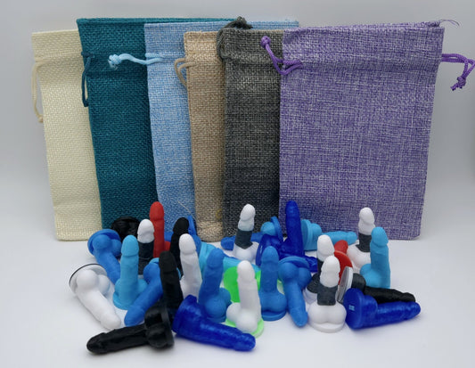 Bag o’ Dicks gag gift – funny 3D printed party favor for bachelor parties and birthdays