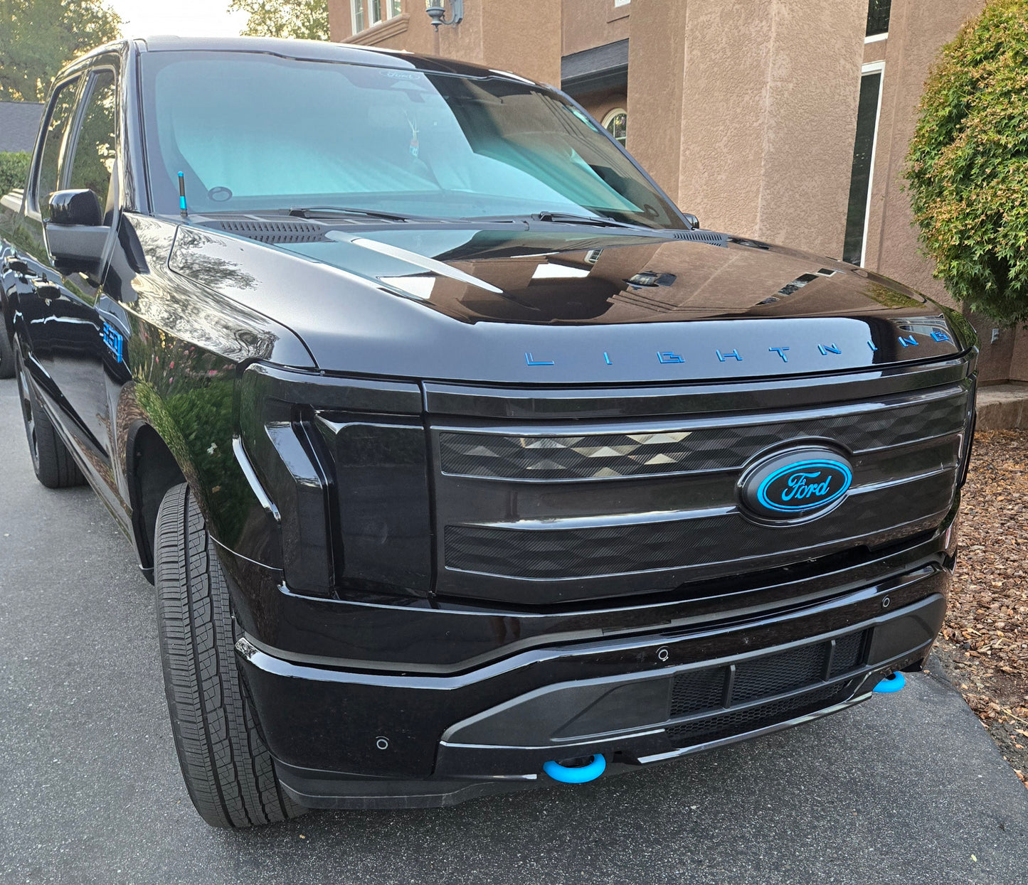 Front tow hook covers for Ford F-150 Lightning or Flash