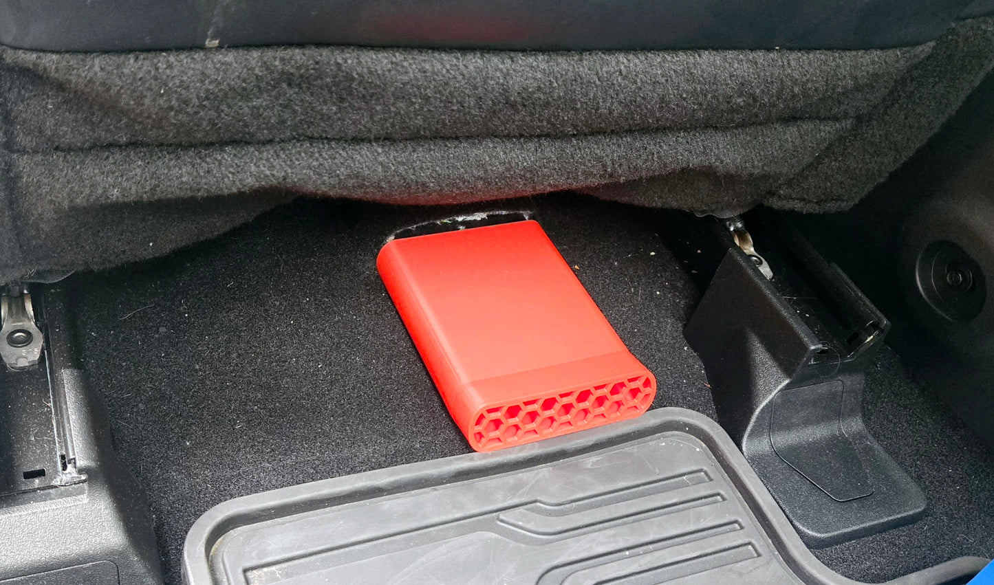 rear floor vent deflector for Ford F-150 and Lightning – redirects airflow to rear seats