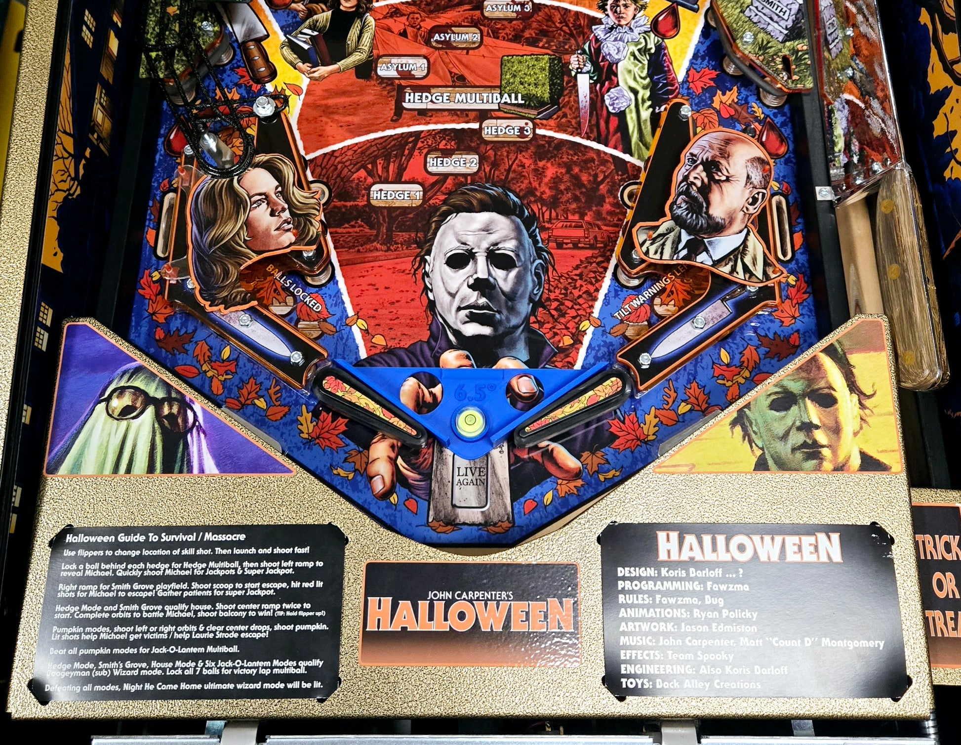 Pinball playfield slope leveler – ensures proper 6.5° setup