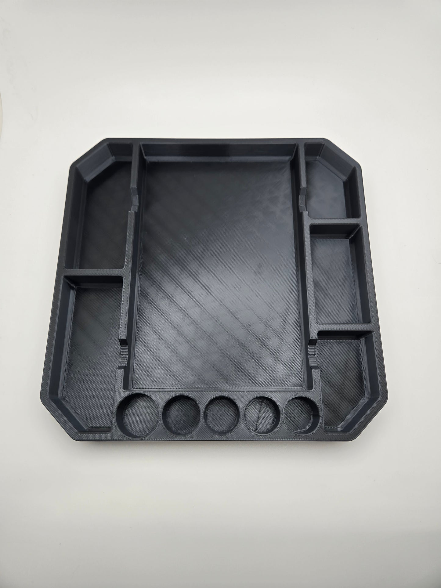 Flexible TPU pinball parts tray for screws, rubbers, and springs