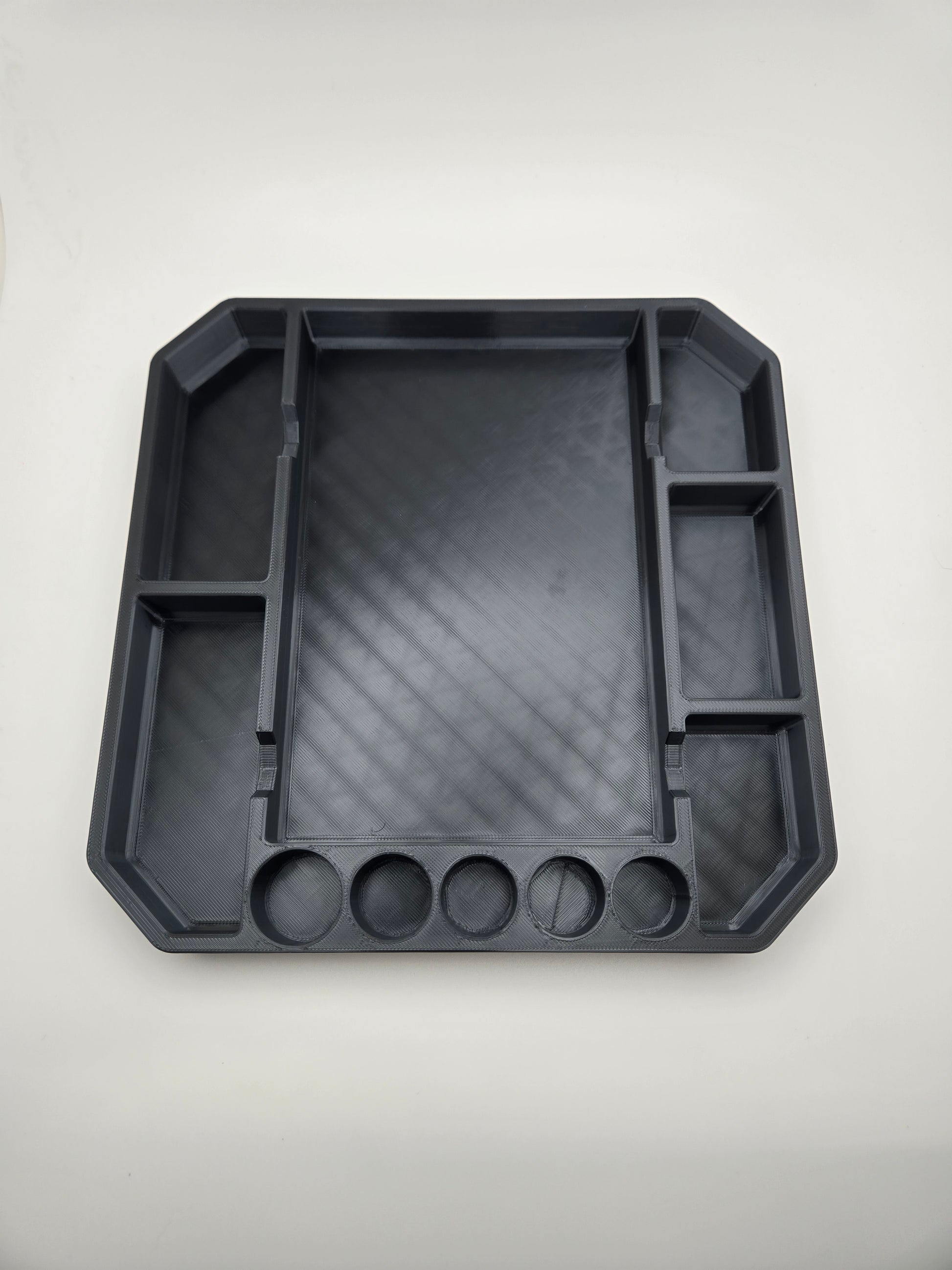 Flexible TPU pinball parts tray for screws, rubbers, and springs