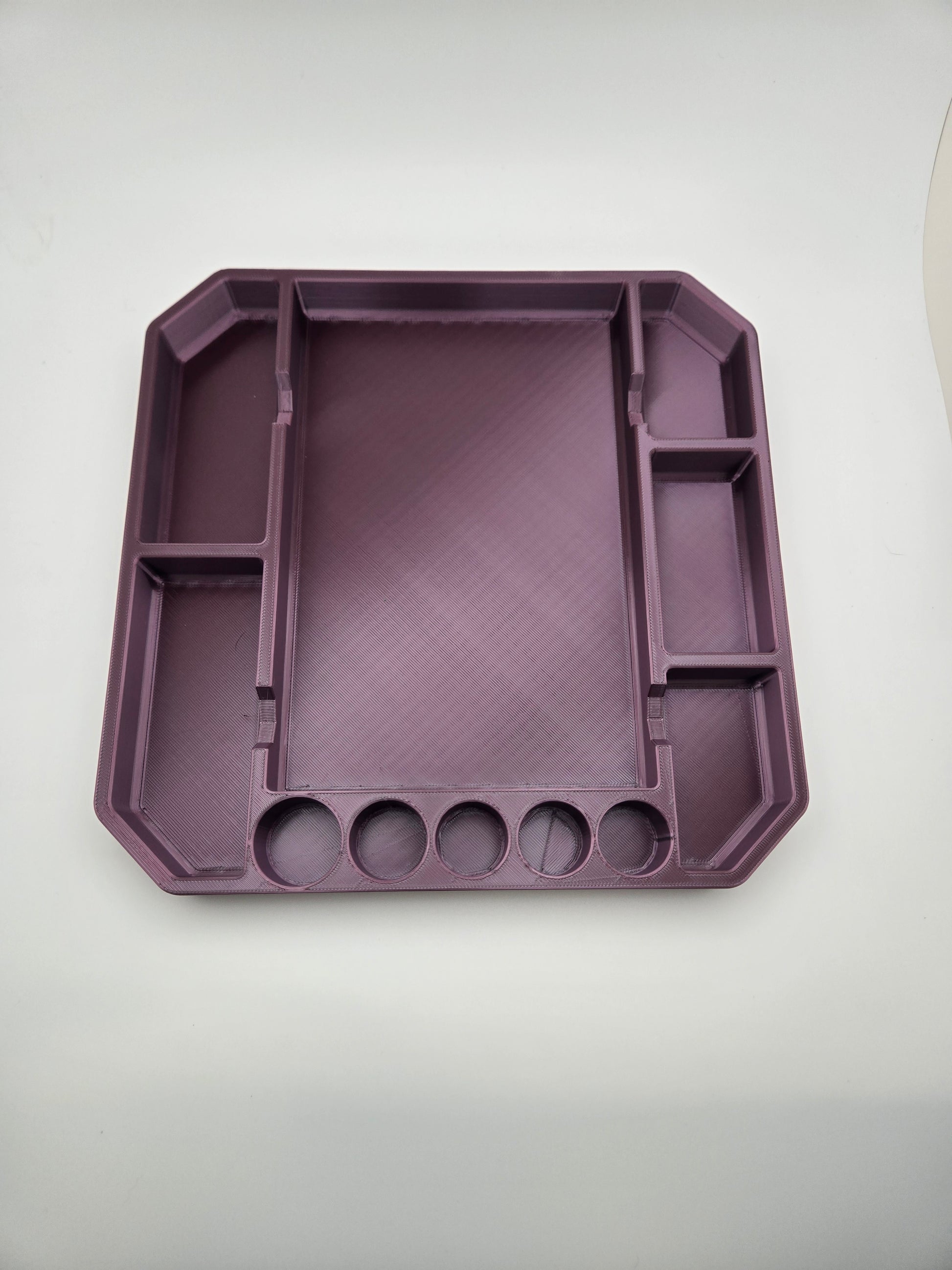 Flexible TPU pinball parts tray for screws, rubbers, and springs