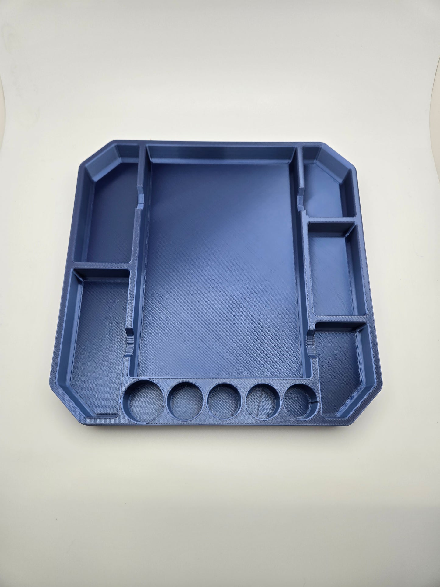Flexible TPU pinball parts tray for screws, rubbers, and springs