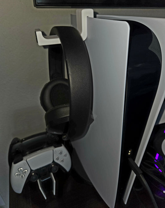 Custom PlayStation 5 headset hook holder – wall mount for PS5 gaming headset